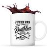 Mug - PLANETEE - J’peux Pas J’ai Biathlon - Céramique 330 Ml - Lave-vaisselle - Imprimé En Bretagne