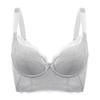 High-end beauty salon thick adjustment bra memory steel ring correction external expansion gathering stomach upper support latex underwear