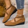 Spring New Pointed Women's Shoes Large Size Shallow Mouth Bevel Heel Single Shoes Women's Doudou Shoes Sports and Leisure Shoes Women