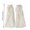 Fashion Knitted Winter Leg Warmers Foot Cover Y2K Furry Leg Warmers Lolita JK Harajuku Leg Coverings Streetwear