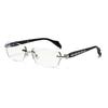 Myopia Glasses Retro Flat Glasses Black Frame Anti-blue Glasses