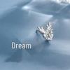 S925 Sterling Silver Forest Deer Stud Earrings - Versatile Elf Antler Design