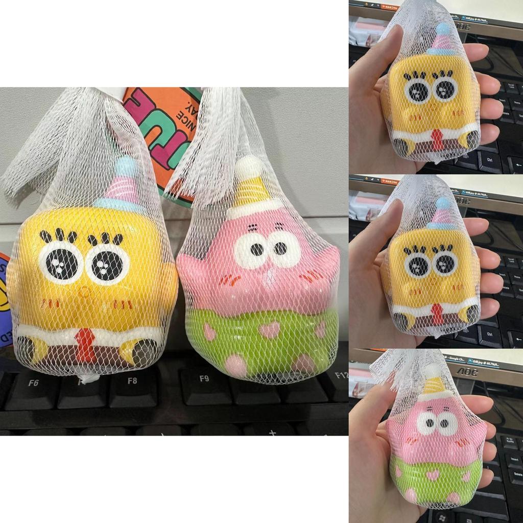 Beliebter Schwamm Baby Kuchen Großer Stern Niedlich Kneifbar Stressabbau Spielzeug Langsamer Rückprall Dekompression Cartoon Ornament 2024/1/1