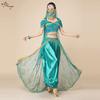 Aladdin Jasmine Costume Belly Dance Outfit Ethnic Middle Eastern Performance Set Women