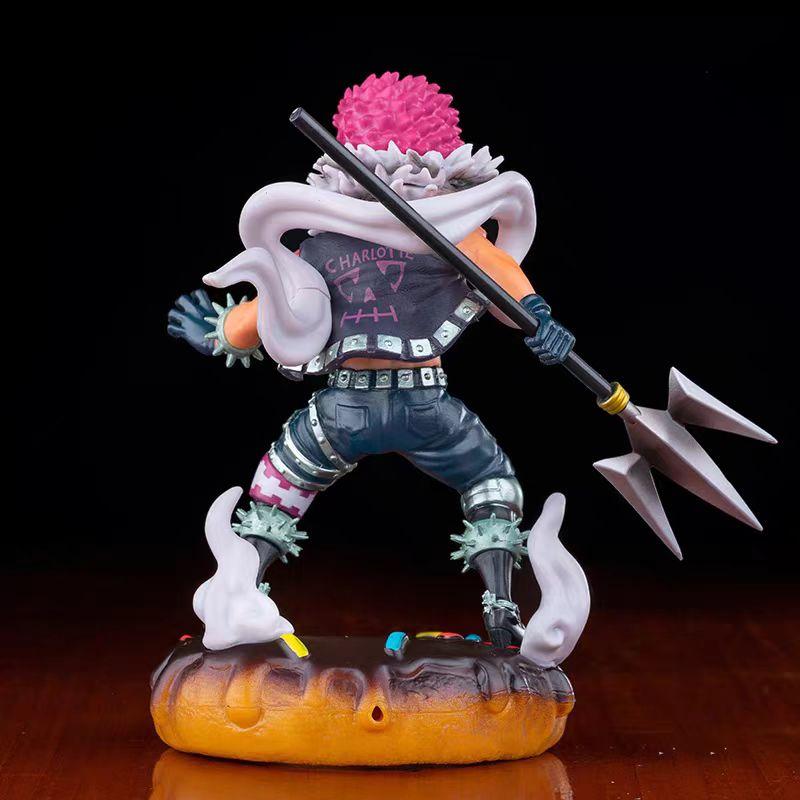 Anime One Piece GK Figure Charlotte Katakuri Donut Battle Calorie 2 Model PVC Figure Statue Tabletop Decoration Toy Gifts