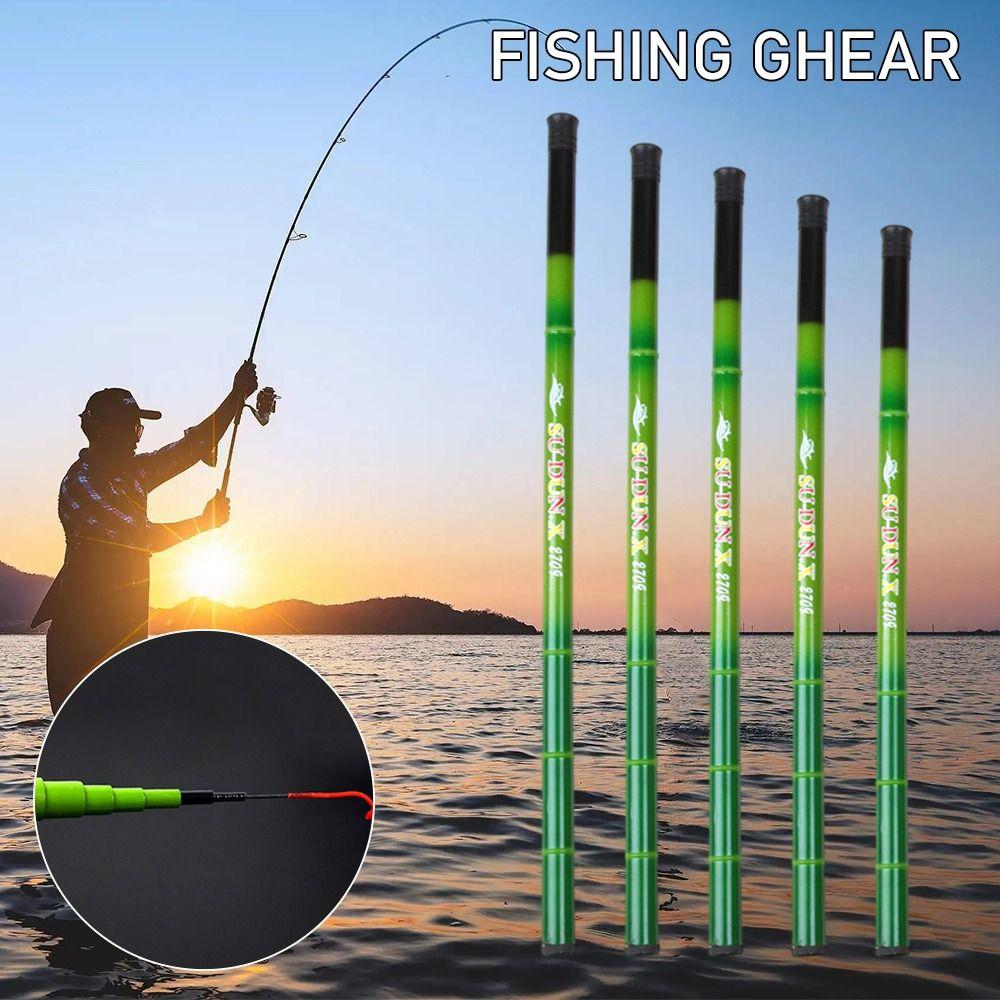 1.8-6.3m Ultralight Telescopic Fishing Rod Travel Stream Lake Hand Pole Carp Feeder Portable SuperHard Fishing Rods Tackle