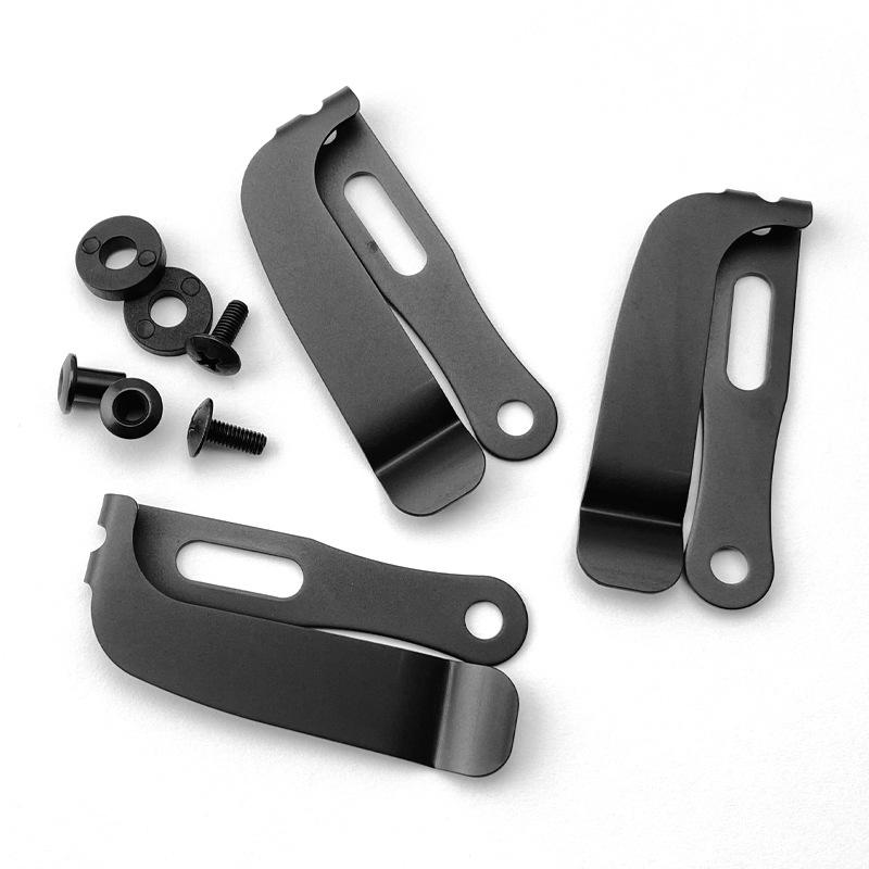 1 stk Rustfritt stål KYDEX IWB HOLSTER KLIPS K Slire Midjeklips Tilbehør Knivslire Ryggklips KYDEX Bærebeltklips