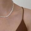 Women Necklace Multi-faceted Crystal Glass Adjustable Extended Length Neck Jewelry Lady Choker Necklace