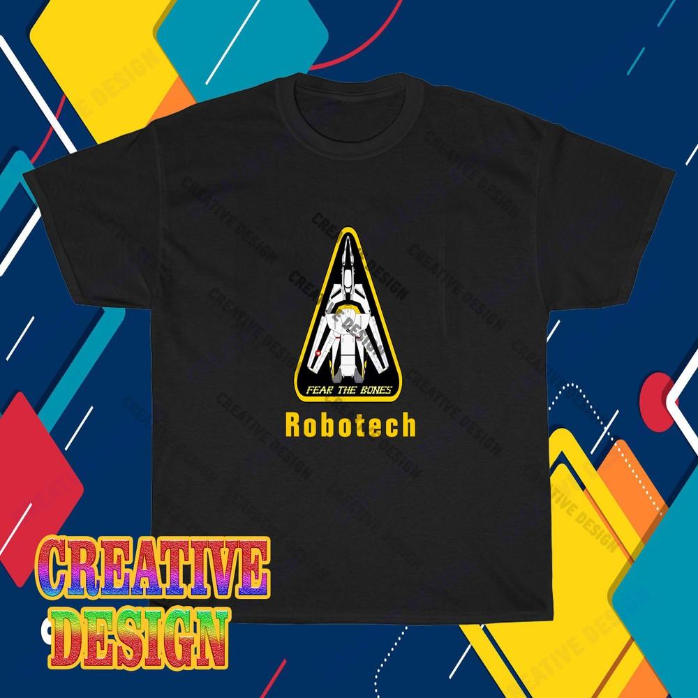

New Robotech Anime Cartoon Logo T-Shirt Funny Size S to 5XL L