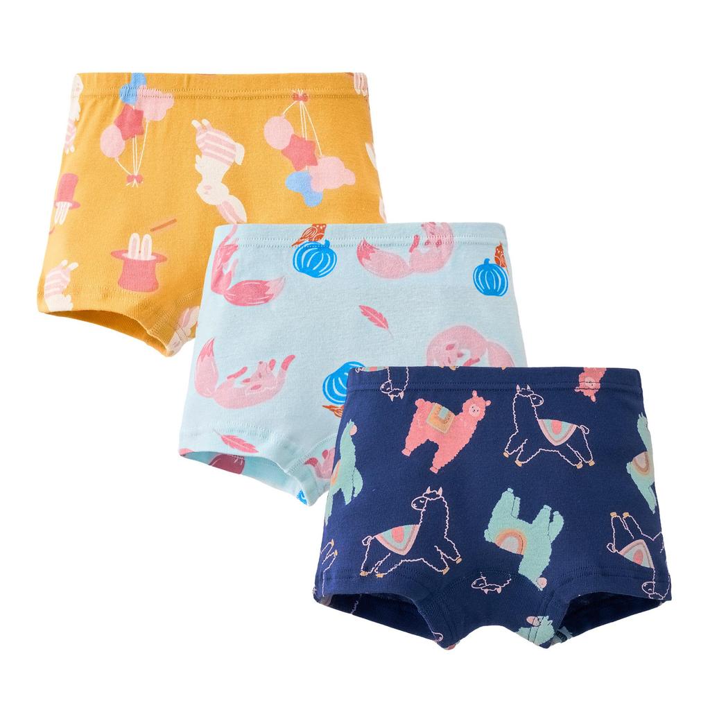 Girls' 100% Cotton Boxer Briefs - Toddler and Baby Underwear