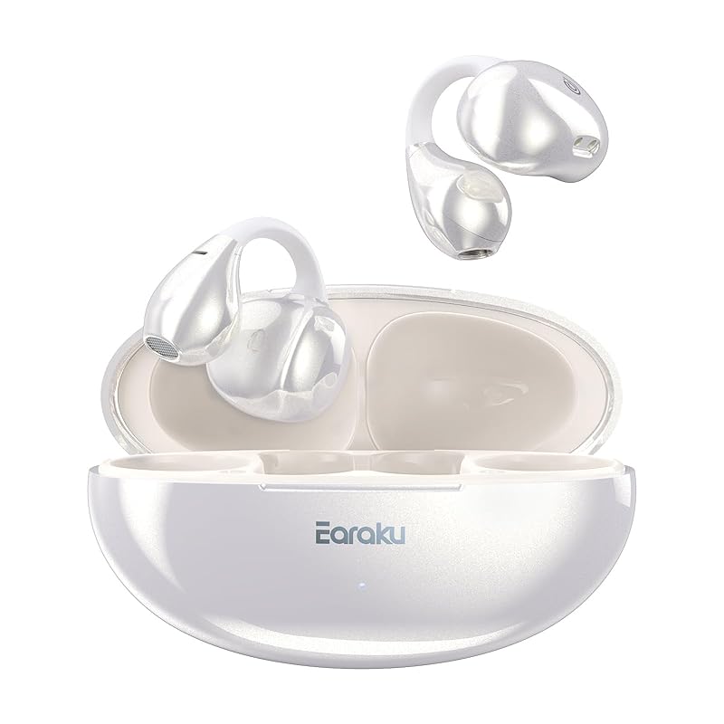 

[Sound quality is paramount and ear cuff type that feels like an accessory] Earaku (Iaraku) SoundClip wireless earphones open year earphones ear cuff