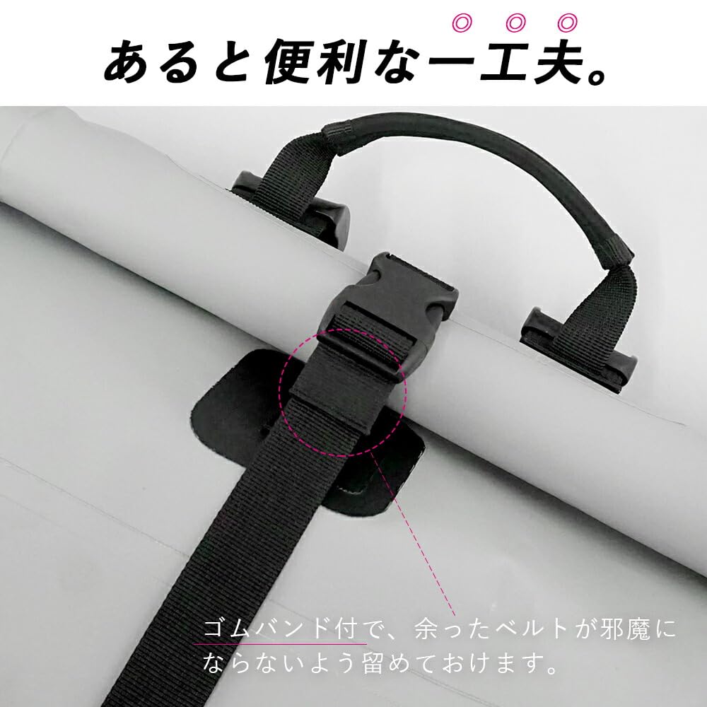 Heleiwaho Waterproof Large Capacity 30L Perfect for Outdoor Activities and Marine Backpack, Roll-Top, Sports, WT/BK