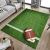 1PC Football Field Non-Slip Floor Carpet Compatible for Office&Living Room&Bedroom&Dining Room - Flat - Weave Machine-S0405