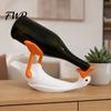 Gans Weinflaschenhalter Flaschenhalter, 3D Gedrucktes Gestell, Tischdisplay Ständer für Zuhause Büro Bars, Dekoratives Geschenk Liebhaber Praktisch