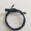 BMW 5 E60 Hood Lock Pull Cable - Black (Part No. 51237184454)
