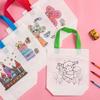 1-10Pcs Sets Diy Graffiti Bag With Markers Handmade Painting Non-Woven Bag For Children Arts Crafts Color Filling Drawing Toys