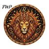 Dekoracja domu Sztuczna Perła Sztuka Znak Zodiaku Zestaw, 12 Znaków Malowanie DIY Artystyczny Prezent dla Nastolatków Zestawy, Okrągły 3D Konstelacja Rękodzieło Ścienne Zestaw dla Dorosłych,