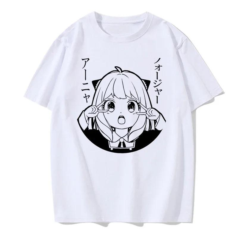 

Y2k Shirt Anya Forger spy x family Anime T Shirt Kawaii Cartoon Mens_Women Tops Cotton Best Selling Round Neck Comfortable soft 4XL