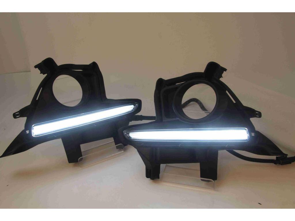 15-Model Toyota Highlander LED Daytime Running & Fog Lights: Original Style, 4-Bead Design