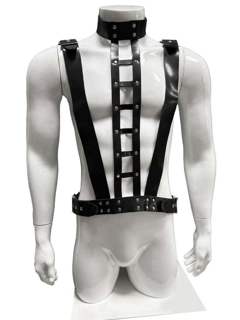 Men' Bodysuit "Ladder" Leder 3002