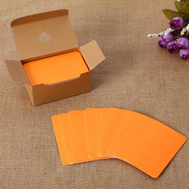 200 Sheets of Small Blank Flashcards for Messages & English Words