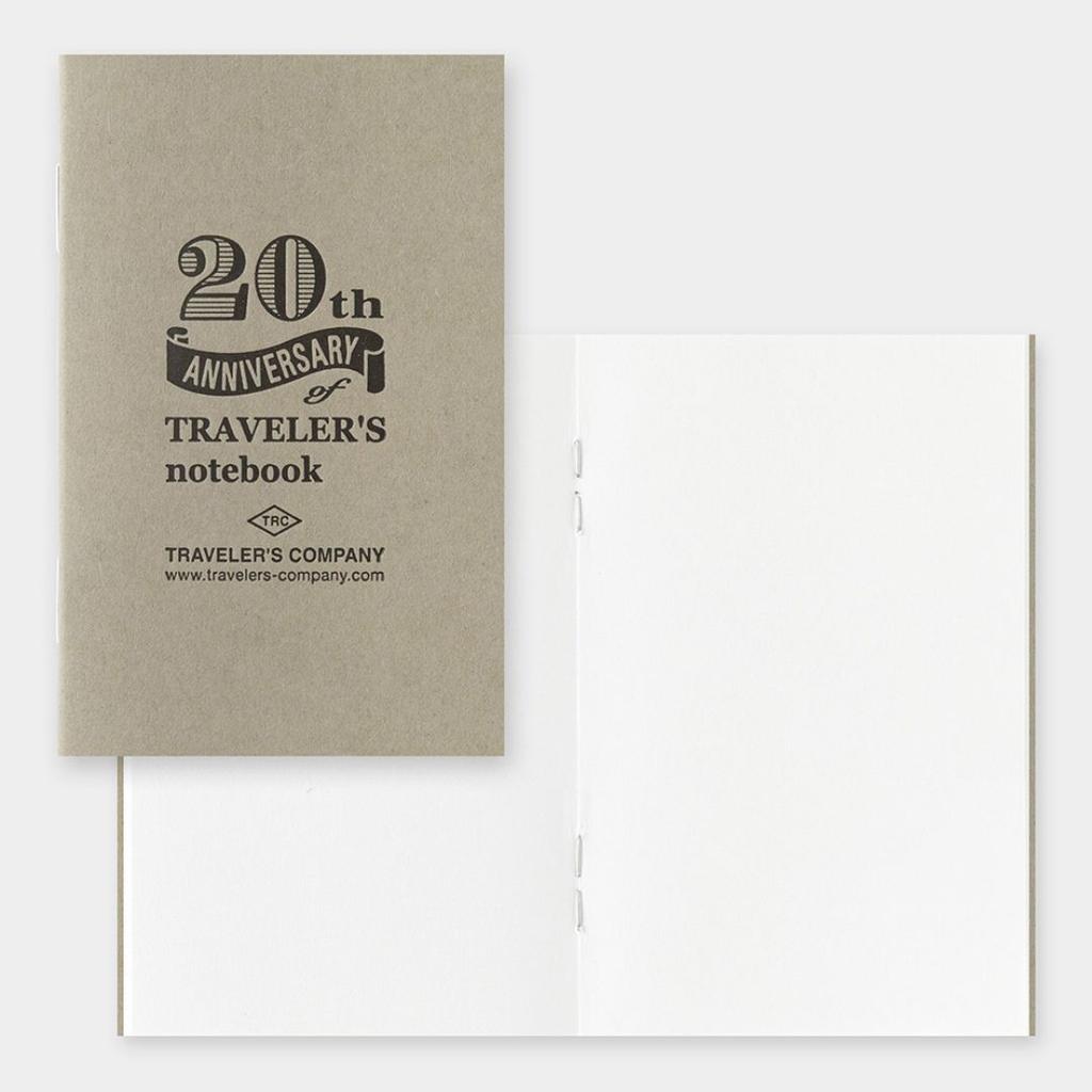 TRAVELERS Notebook Limited Card Size 20th Anniversary Set Brown JP
