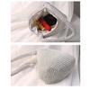 Dinner bag handmade rhinestone mine evening bag hand-held banquet bag women's handbag small