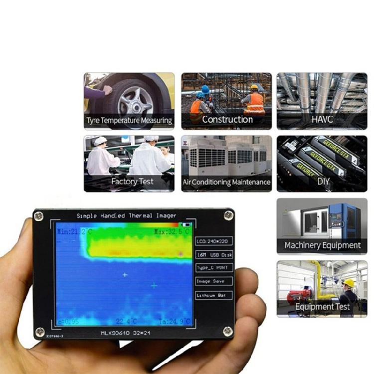 Lightweight Thermal Imaging Scanner with Quick charges Capability & Temperature Difference Identification Functionality