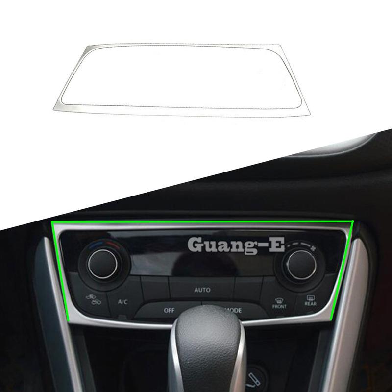 

Для Suzuki S-Cross SCross SX4 2017 2018 Декоративная накладка на центральную консоль, рамка вентиляционного отверстия кондиционера