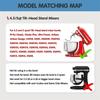 Mixer Dough Hook Stainless Steel Material Mixer Replacement for K45 KSM75 KSM110