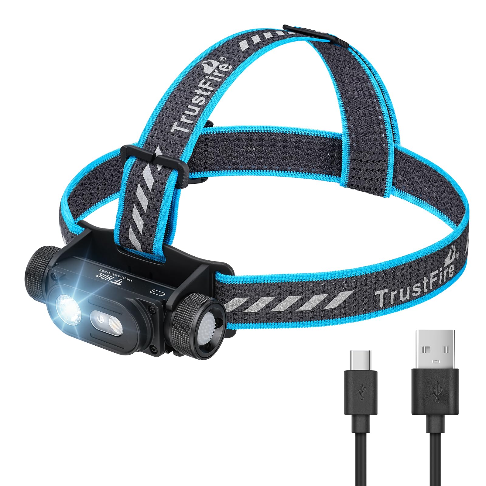 

Trustfire H6R USB Перезаряжаемый Светодиодный 1350 Высокий CRI95 Высокая Цветопередача 8 Режимов Освещения Красный Белый IPX6 для Активного Отдыха, такого как Аварийные Ситуации и Кемпинг