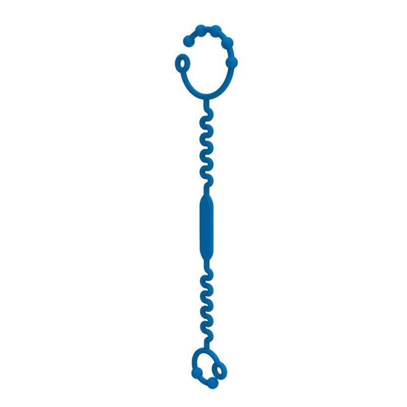 

Багатофункціональний тримач для пляшечки та іграшки М який силіконовий ремінець для чашки Різнокольоровий повідець для дитячої пляшечки Незамінний для колясок синій/глибокий