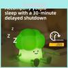 Western Broccoli Night Light Dimmable Touch Lamp For Bedroom Decor