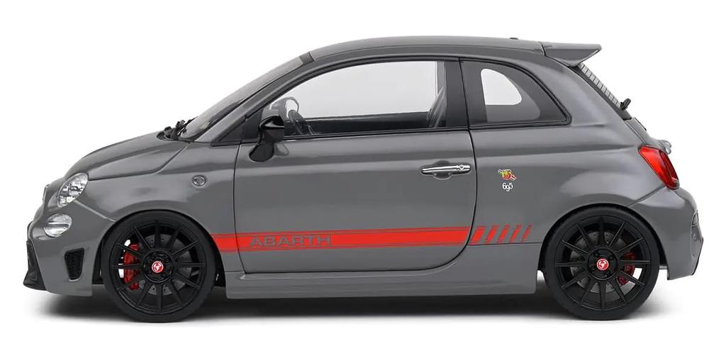 Kyosho SOLIDO Scale Fiat 695 Abarth XSR Yamaha Edition Finished Product S1811302 1/18 (Gray)