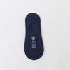 Socks Bear Invisible Cotton Casual Hosiery Men's Boat Socks Korean Style Socks Middle Tube Hosiery