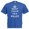 Keep Calm Pilot Adults Mens T Shirt 12 Colours Size S 3XL