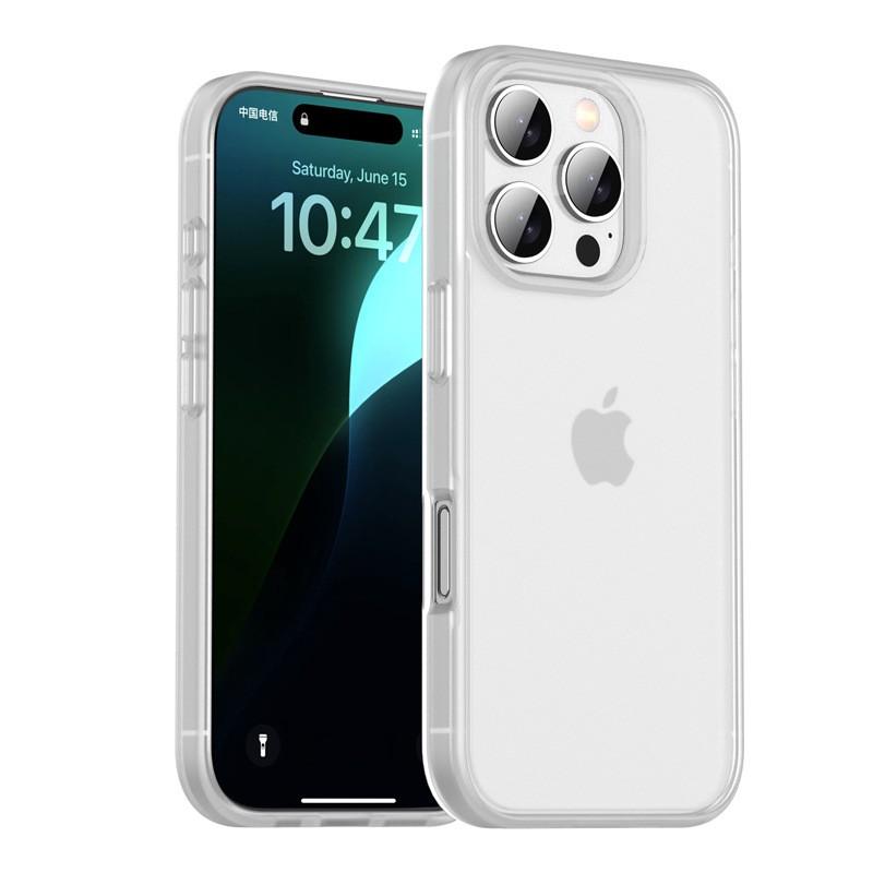 Shockproof TPUPC Phone Case IPhone 16 Pro Max Plus Matte Finish Thickened Protective Cover