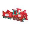 Christmas Presents Trains, Santa Gift Train Set, Holiday Cheer Delivery, Whimsical Gingerbread Design, Gift & Candy Holder, Holiday Party Centerpiece