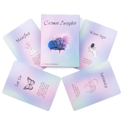 Oracle Cards Cosmic Insights A 41 Card Deck for Daily Life Clarity English Version Fate Divination Prophecy Cards