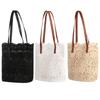 Arts And Crafts Hollow Out Sandy Beach Woven Handbags Summer Lace Shoulder Bag Hand Crochet Crochet Flower Bag