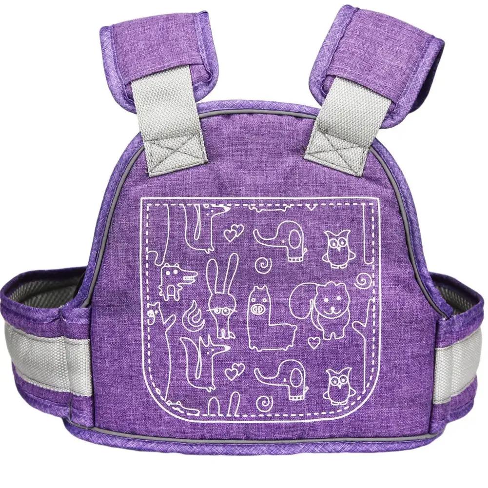Universal Motorcycle Safety Belt Adjustable High Strength Seat Belt Reflective Strap Non-Slip Kids Seat Harness for Children