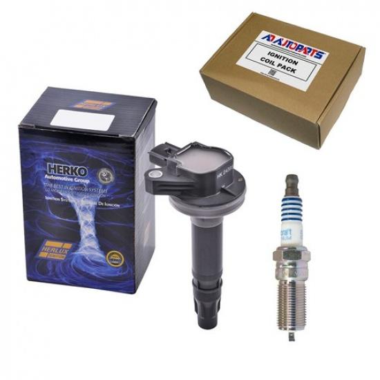 B182 Ignition Coil + OEM SP589 Platinum Spark Plug