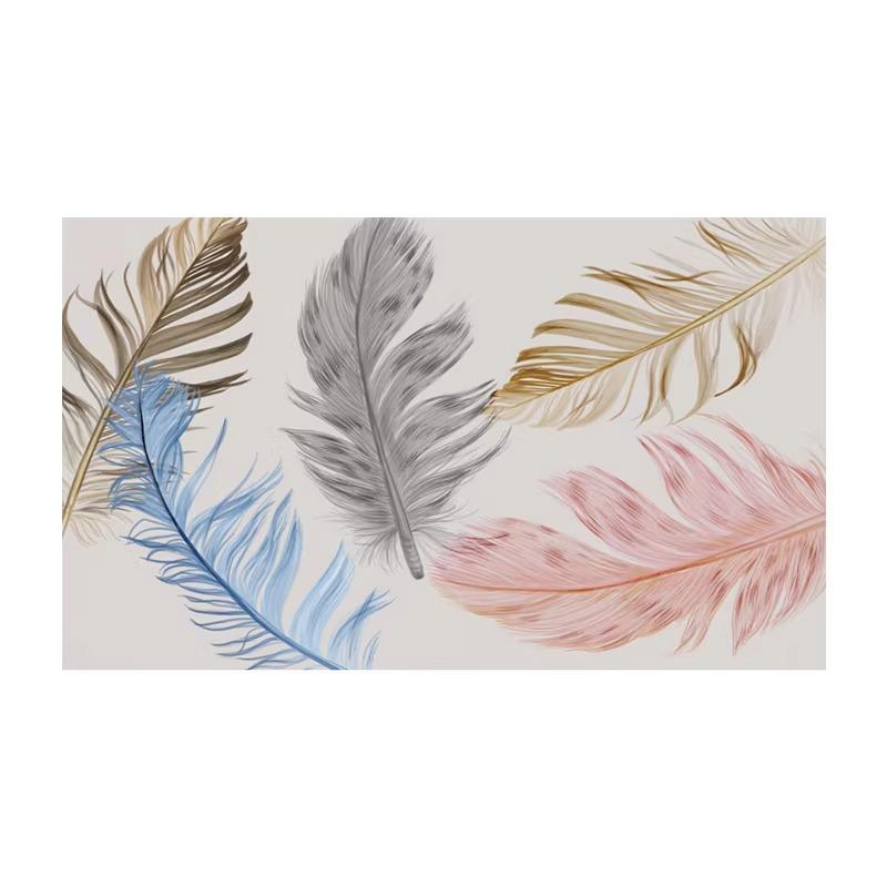Nachttischteppich Rutschfest Wasserdicht Fleckenresistent Fußmatte Langer Teppich mit Kunstmarmor-Textur Haushalts Dekorative Fußmatten