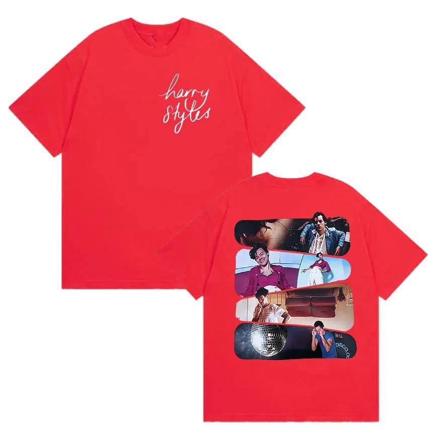 

Fashion Oversized Cotton T-shirt Rapper Harry Styles New Album 2026 Graphic T Shirt Unisex Vintage Hip Hop Clothing T-shirts S