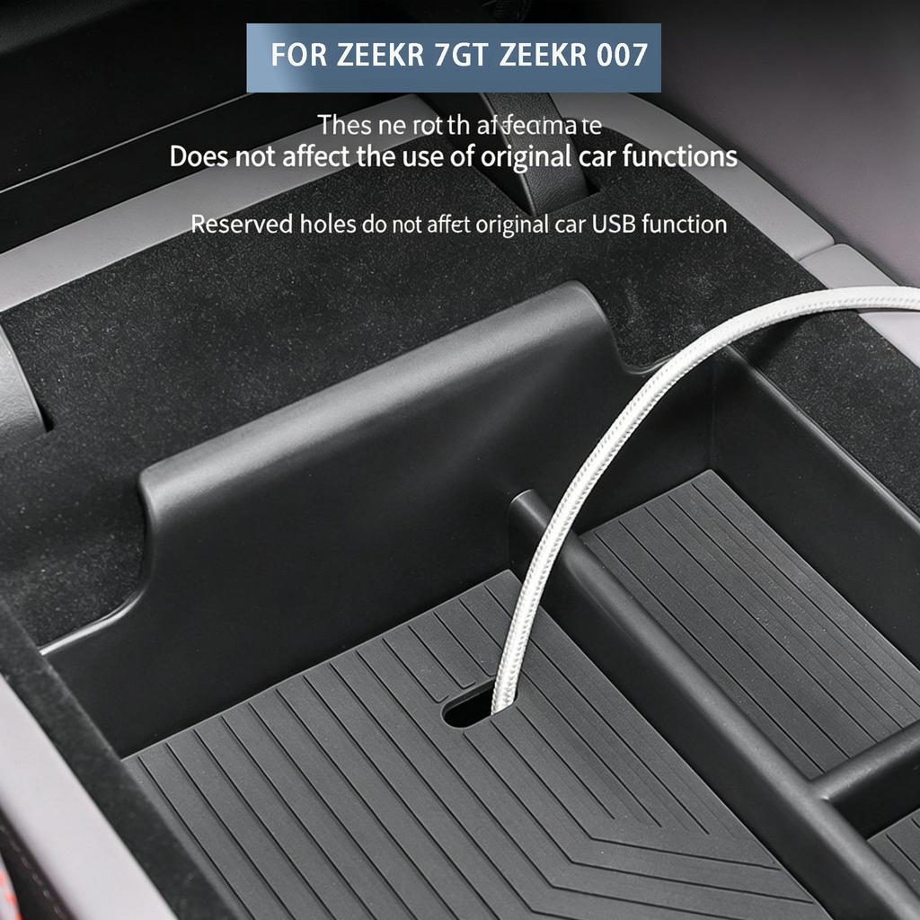 FOR NEW ZEEKR 7GT ZEEKR 007 Armrest Box, Storage Box, Central Control Storage Box, Compartment Specific Storage Box