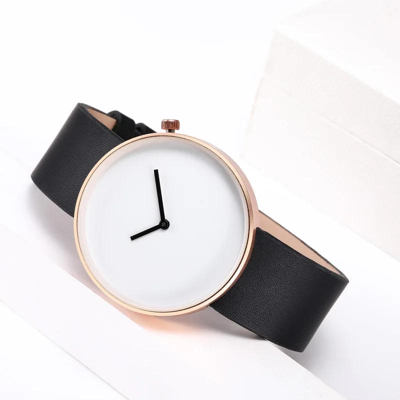Top Neue Damenuhren Leder Kleiduhr Damen Uhr Luxusmarken Design Herrenuhren Mode Paar Armbanduhren Reloj Mujer