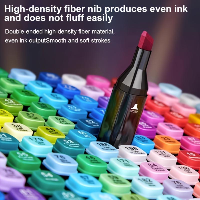 24-48 Colors Art Markers Set Alcohol Oily Felt Marker Pen Double Head Permanent Coloring Pens Graffiti Manga School Art Supplies
