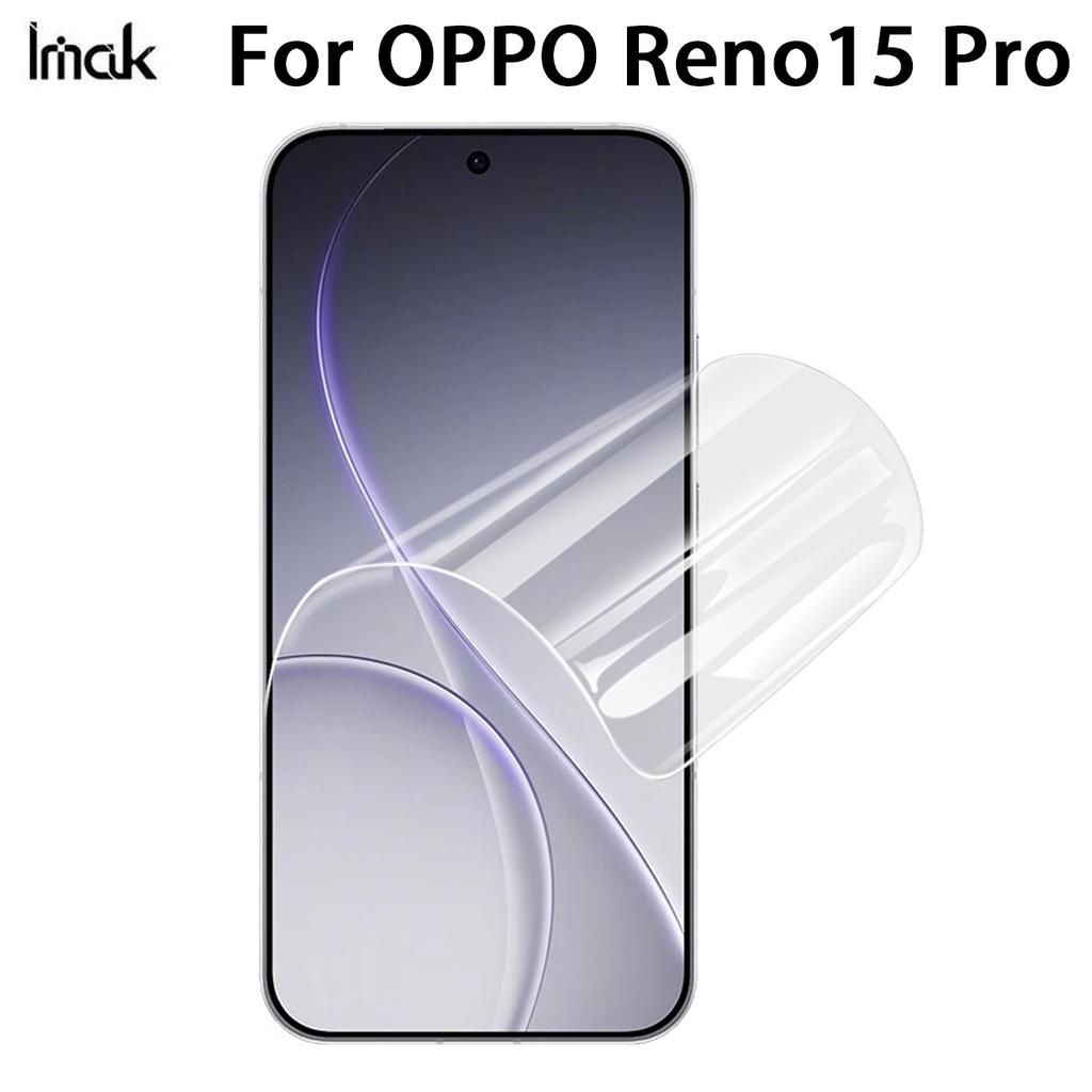 For OPPO Reno 15 Pro 5G Glass IMAK Hydrogel Film 4th Generation Full Coverage Screen Protector