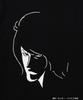 BEAMS MANGART Lupin III Silhouette T-Shirt Black Anime Japan Streetwear
