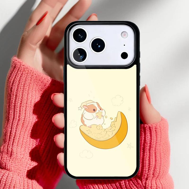 

Rabbit mouse Hamster Phone Case for iPhone 17 Air 16e 15 14 13 Pro Max Back Cover for 12 11 Pro Coque iPhone 15 Pro